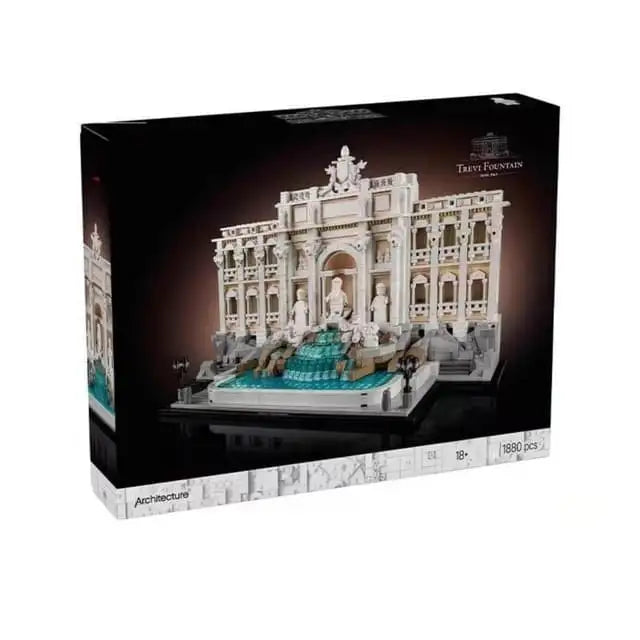 Trevi Fountain Architecture Building Set