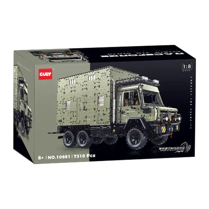 Mercedes-Benz Unimog 6×6 Expedition Truck Building Model