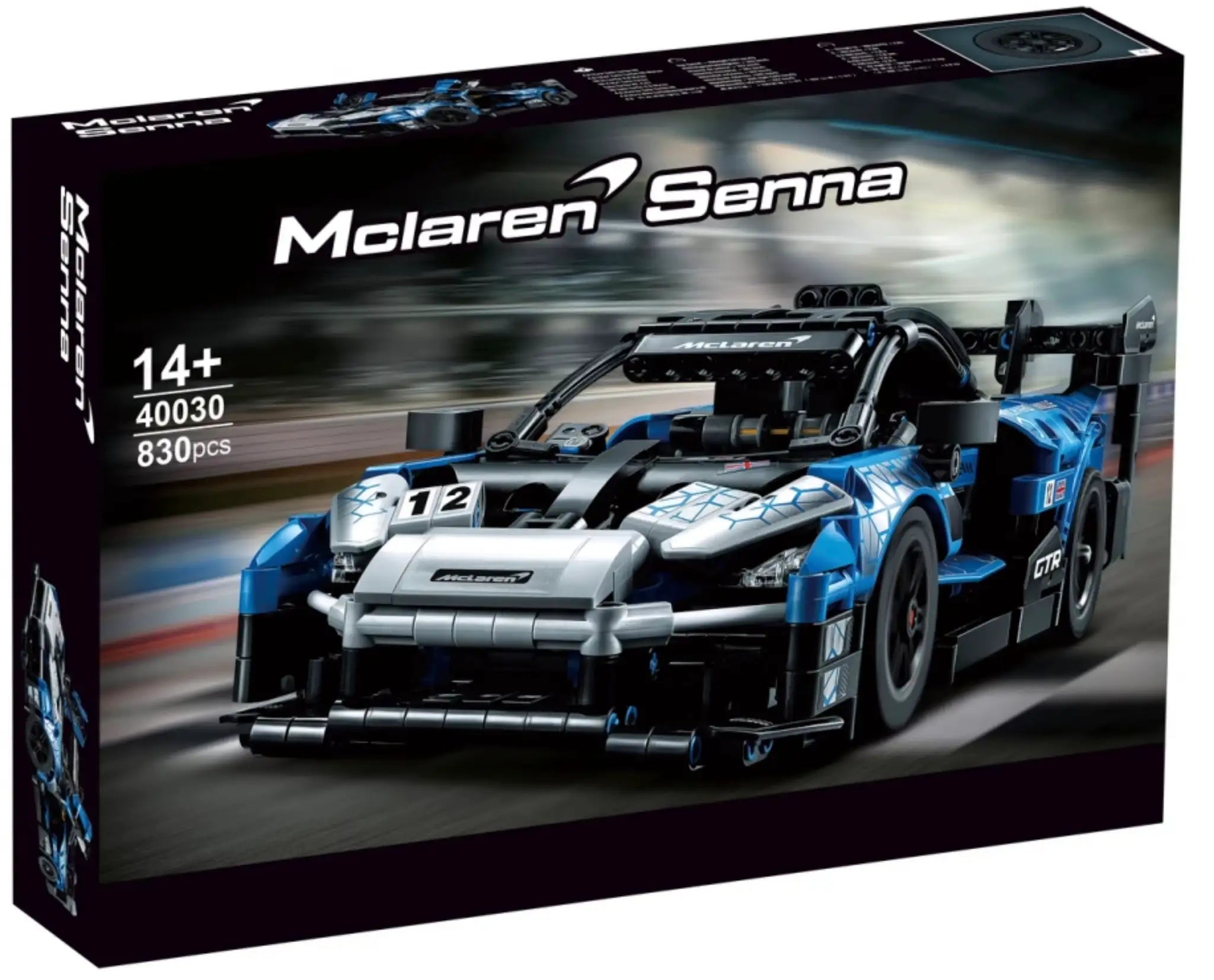 McLaren Senna GTR Toy Car Model Building Kit