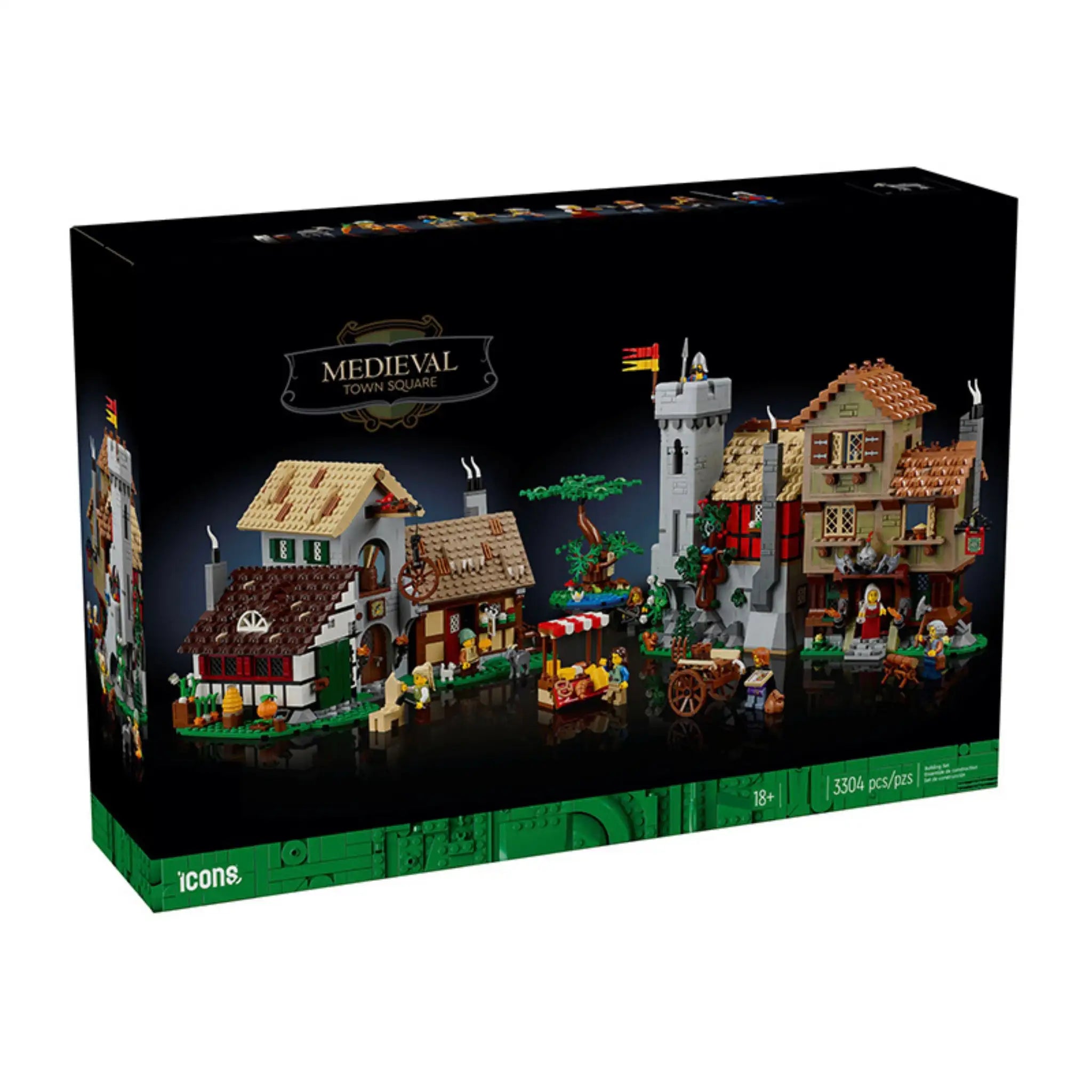 Medieval Town Square Building Set