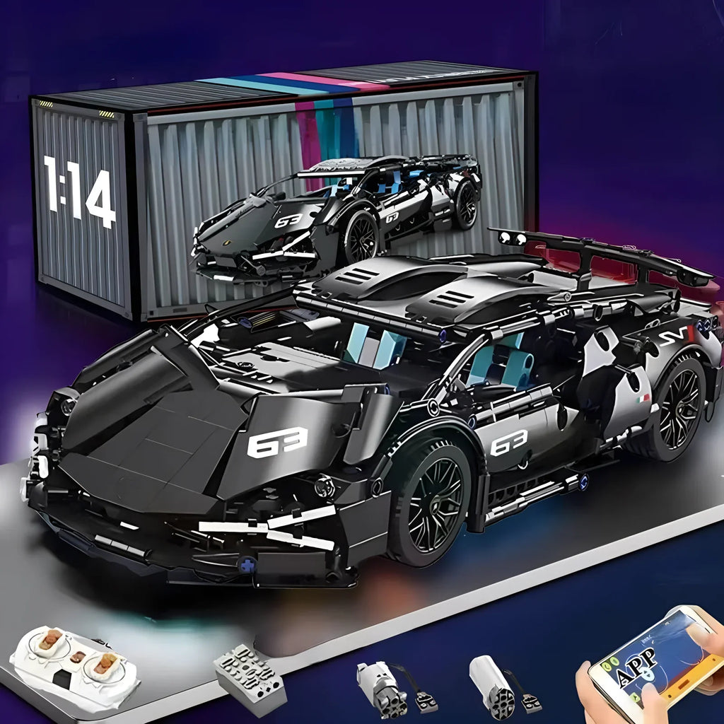 Apex Velocity GT - 1:14 Technical Supercar Building Block Set