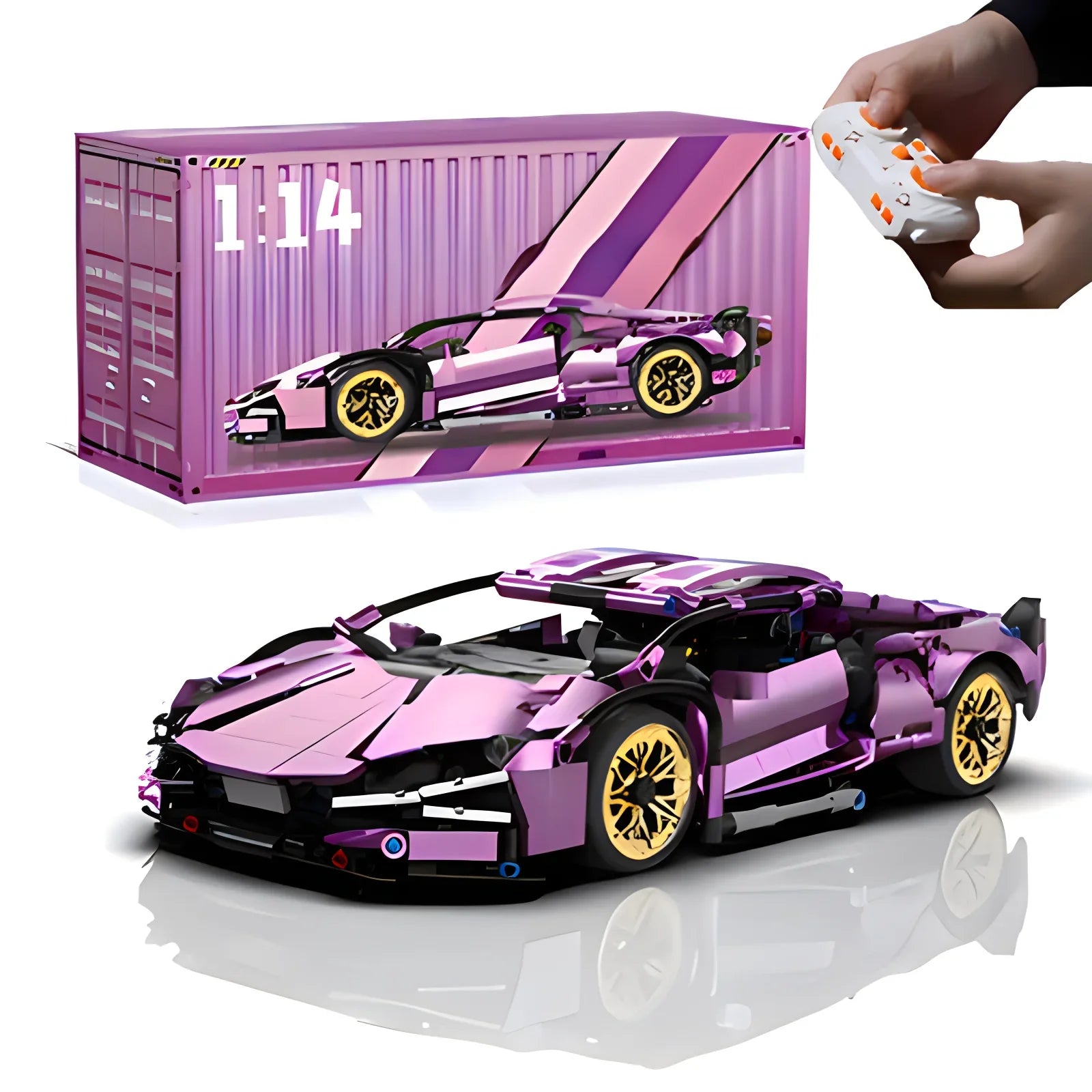 Apex Roadster 1:14 Technology Series - Racing Building Block Set