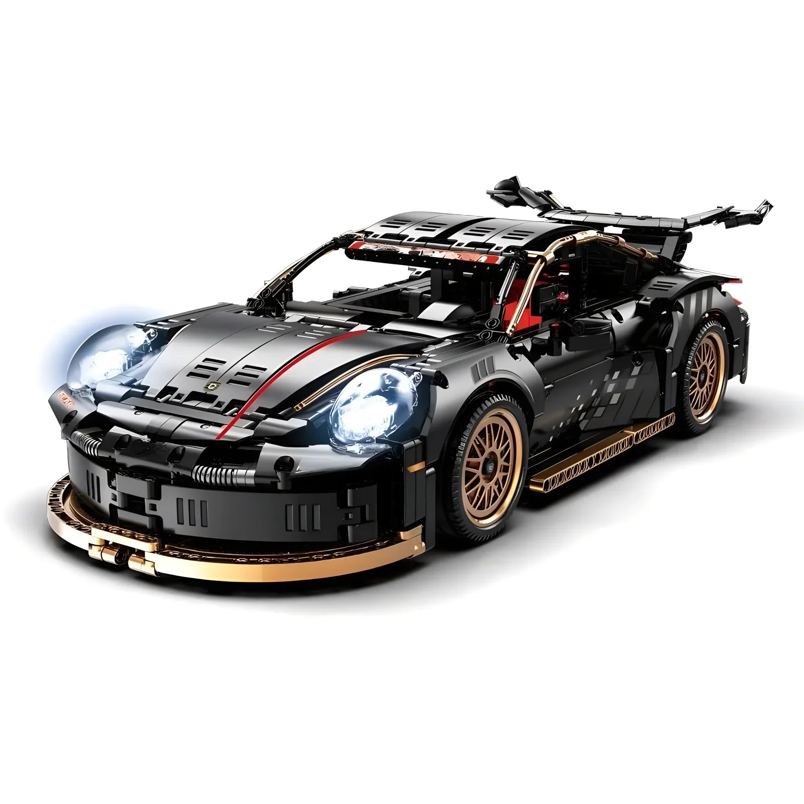 Apex Velocity - 1:10 Scale Supercar Building Block Set (1880+ Pcs)