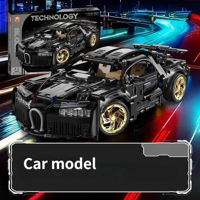 Voice of the Night Supercar - 1:14 RC Racing Car Building Set