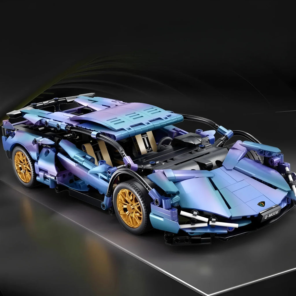 Gradient Prism - 1000pc DIY RC Sports Car Building Set