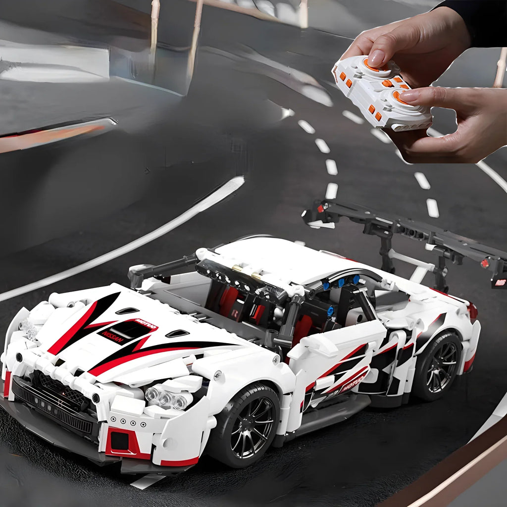 Velocity GT 1:14 Building Block RC Sports Car - 1209 Pieces