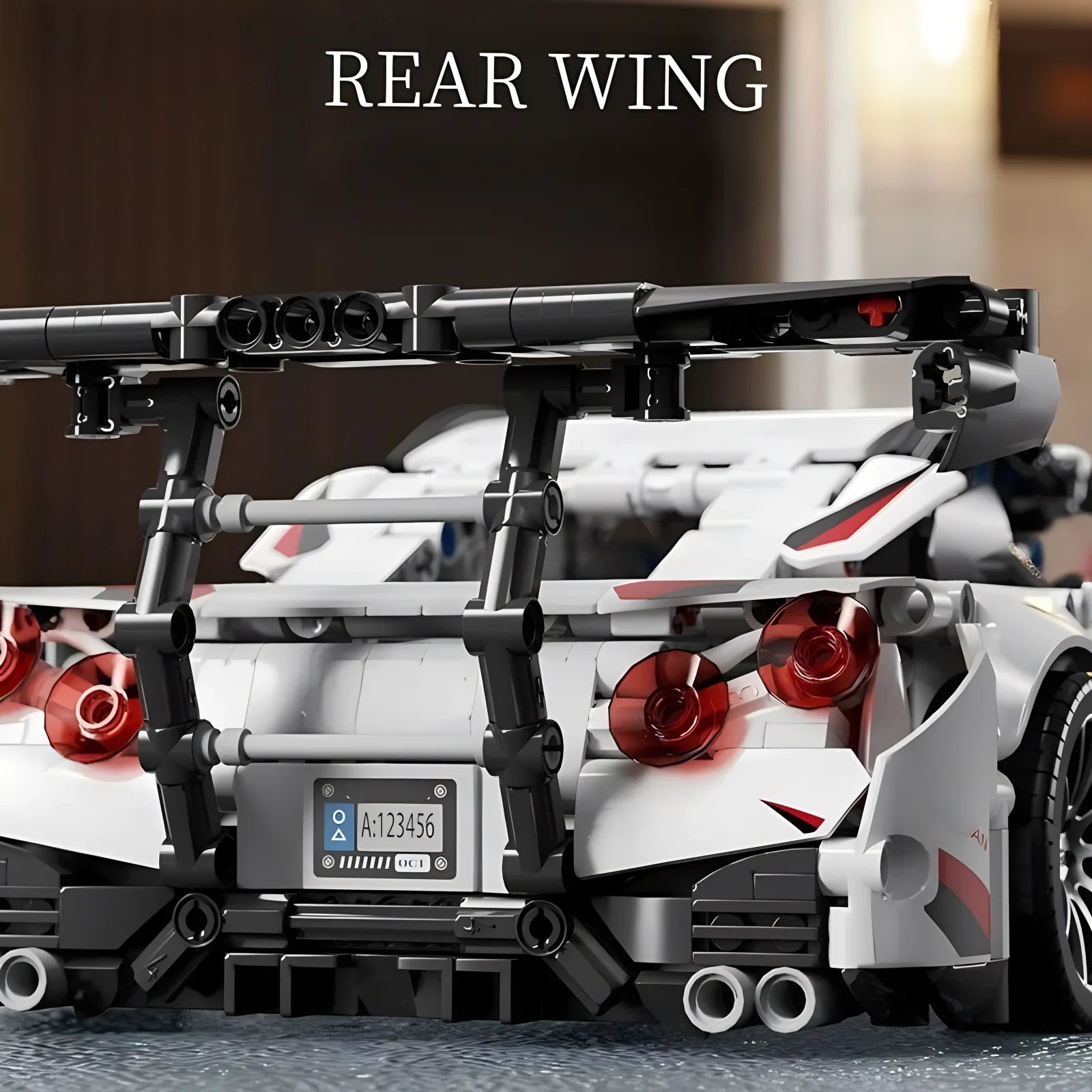 Velocity GT 1:14 Building Block RC Sports Car - 1209 Pieces