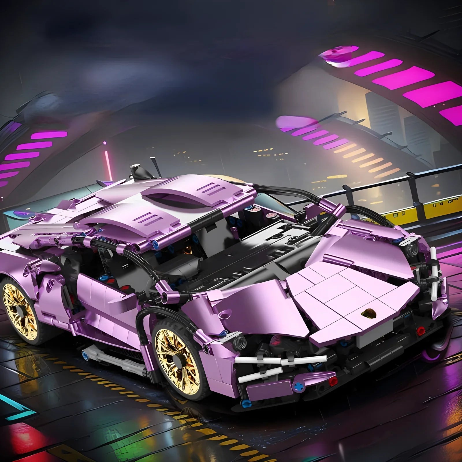 Apex Roadster 1:14 Technology Series - Racing Building Block Set