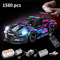 Apex Blue Hypercar - 1:10 RC Building Block Model (1580 PCS)