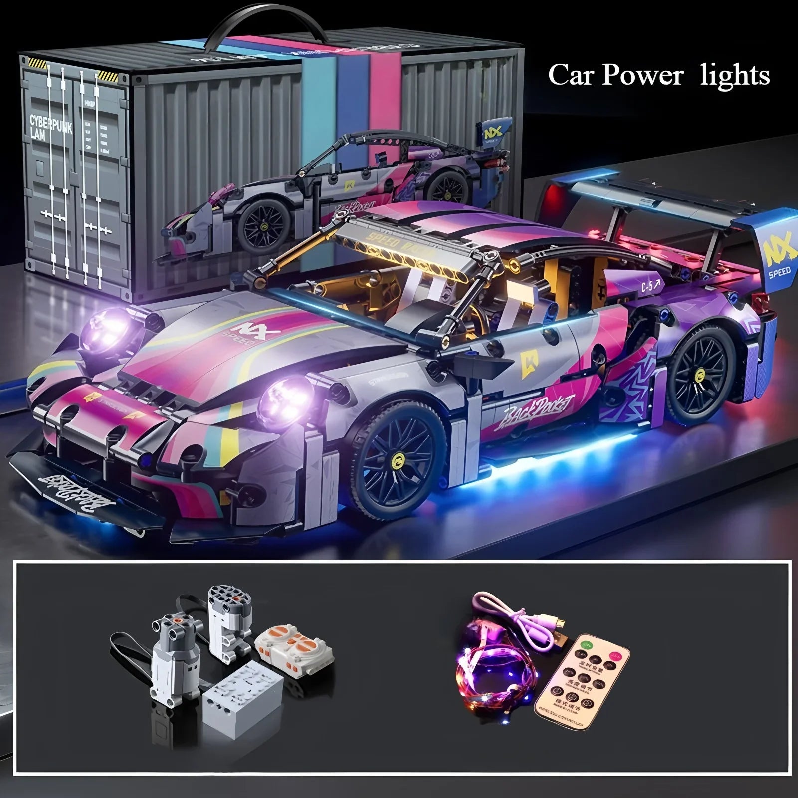 Apex Velocity - 1:14 Technical Supercar Building Block Set