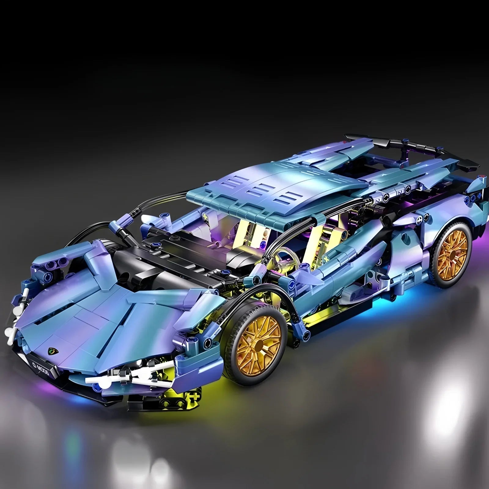 Gradient Prism - 1000pc DIY RC Sports Car Building Set
