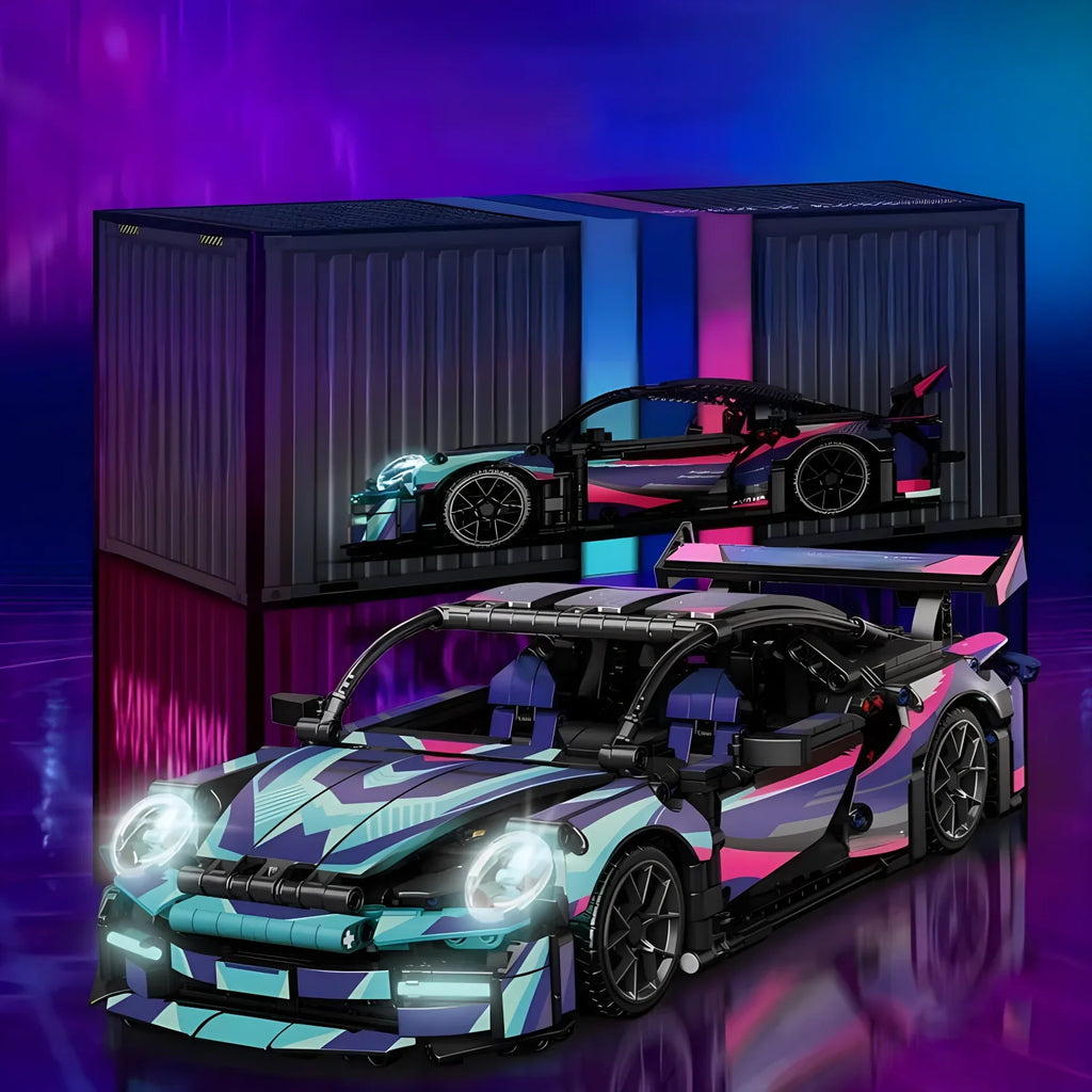 Velocity GT 1:14 RC Sports Car - 1280 Piece MOC Building Block Set
