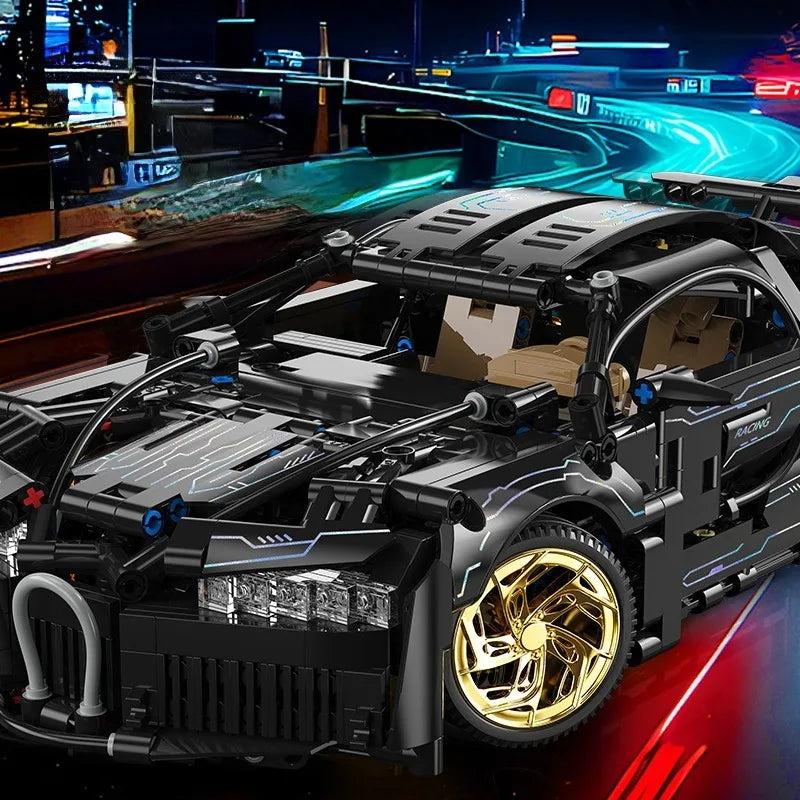 Voice of the Night Supercar - 1:14 RC Racing Car Building Set