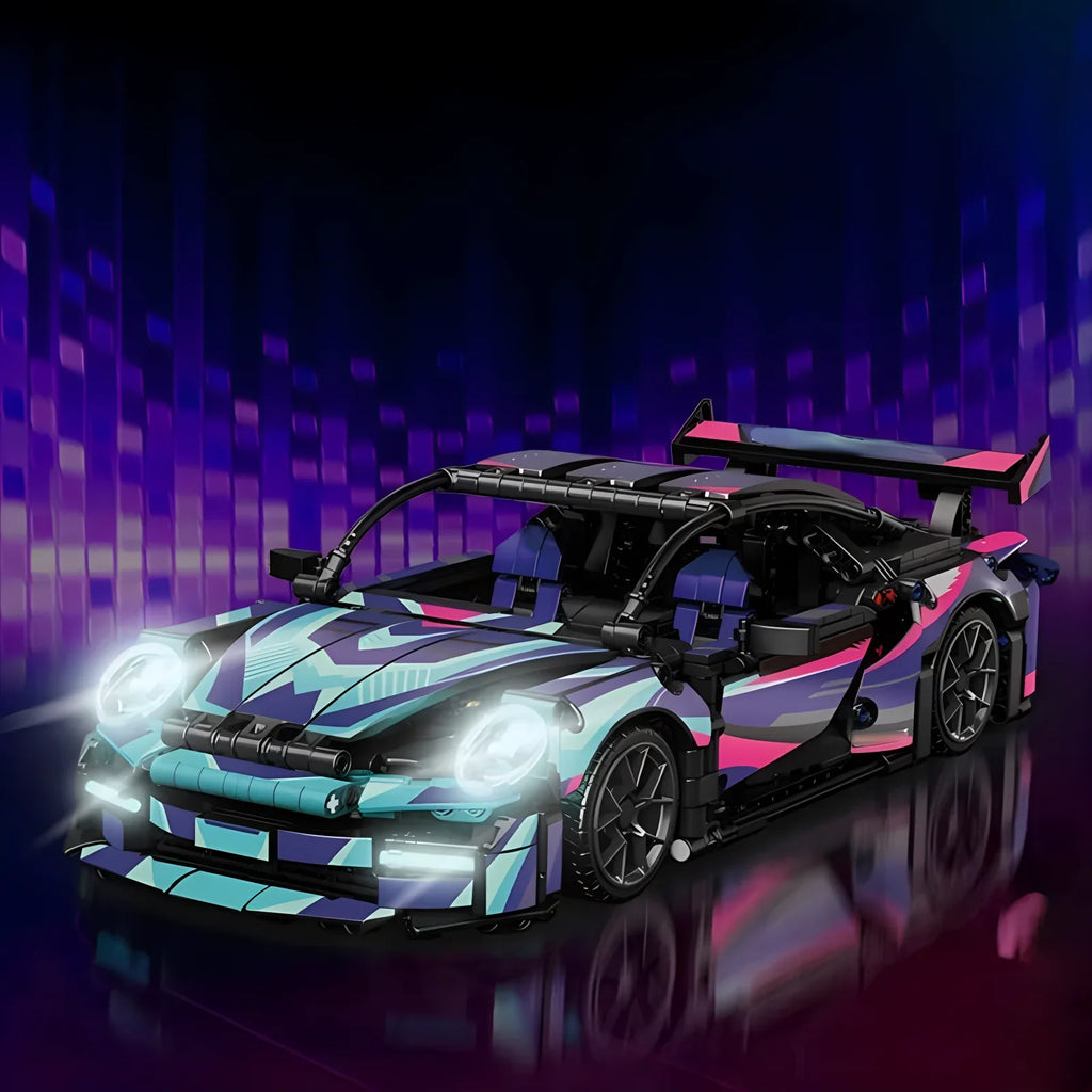 Velocity GT 1:14 RC Sports Car - 1280 Piece MOC Building Block Set