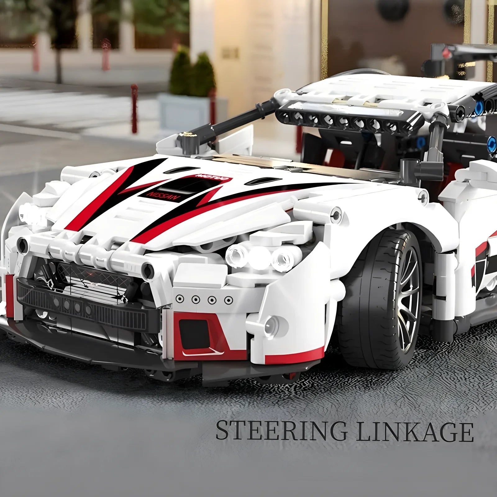 Velocity GT 1:14 Building Block RC Sports Car - 1209 Pieces